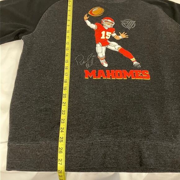 PM II Kansas City Chiefs Quarterback Patrick Mahomes Crewneck Sweatshirt Size L - Picture 6 of 6